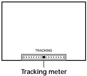 SONY SLV-SE70EG - Adjusting the tracking - 1