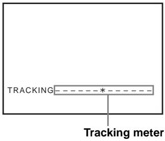 SONY SLV-SE740G - Adjusting the tracking - 1
