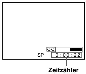 SONY SLV-SF900D - So lassen Sie die restliche Bandlänge anzeigen - 1