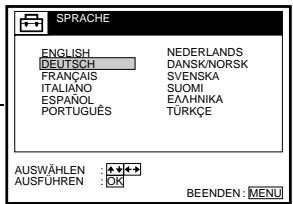 SONY SLV-SF900D - Menüdiagramm - 8
