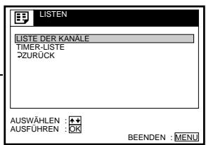 SONY SLV-SF900D - Menüdiagramm - 6