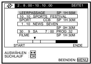 SONY SLV-SF900D - Aufnehmen mit der SmartFile-Funktion (Seite 74) - 1