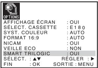 SONY SLV-SX737D - Réglage de la netteté de l'image (smart trilogic) - 1