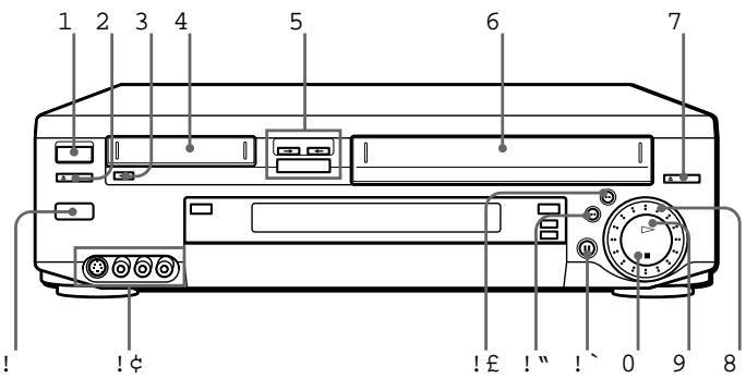 SONY SLV-T2000MN - Front panel - 1