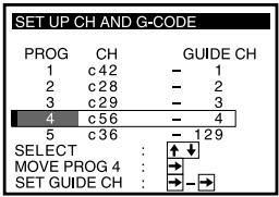 SONY SLV-T2000MN - Manual setup -- Changing programme positions - 7
