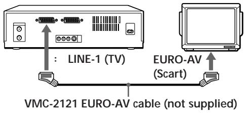 SONY SLV-T2000MN - Additional connections - 1