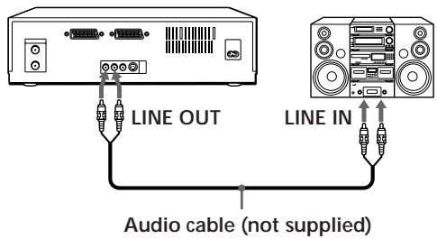 SONY SLV-T2000MN - To a stereo system - 1