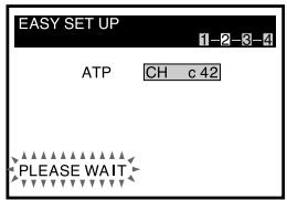 SONY SLV-T2000MN - Setting up the VCR with EASY SET UP - 7