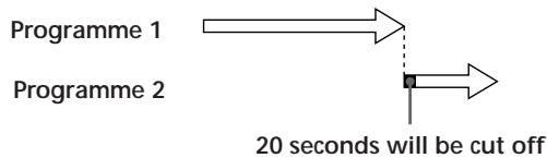 SONY SLV-T2000MN - When the timer settings overlap - 2