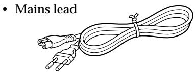 • Mains lead