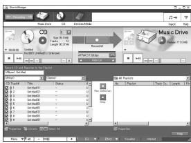 SONY MZ-NE410CK - Seleccione (CD) para [1 Sources] y (Music Drive) para [2 Targets] y, a continuacion, haga click en [3 Jump to Record Window]. - 3