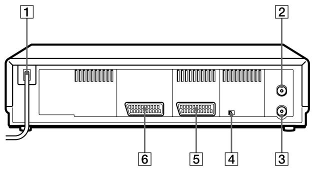SONY SLV-SE60AE2 - Rückseite - 1