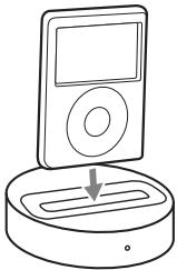 SONY TDM-IP10 - Pour placer l'iPod dans le connecteur de l'unité - 2