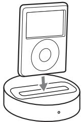 SONY TDM-IP10 - Per insere l'iPod nel connettore dell'unità - 2