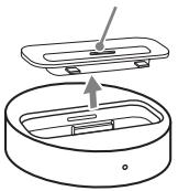 SONY TDM-IP10 - To remove the iPod Dock Adapter - 1