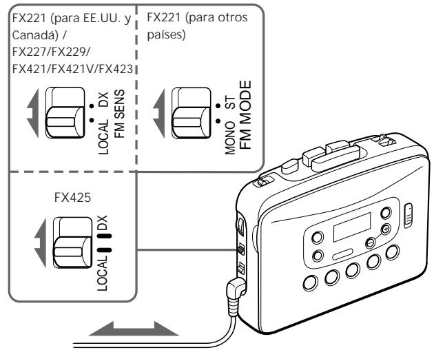 SONY WM-FX421V - Mejora de la radiorrecepación - 1