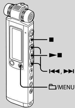 SONY ICD-SX700 - Paso 3: Ajuste del idioma del visor - 1