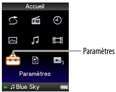 SONY NWZ-E436F - Affichage des informations relatives au lecteur (Informations sur l'Unité) - 1