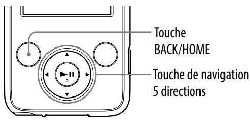 SONY NWZ-E436F - Lecture d'une video - 2
