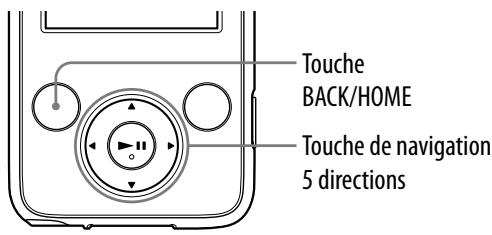 SONY NWZ-E436F - Réglage de la luminosité de l'écran (Luminosité) - 2