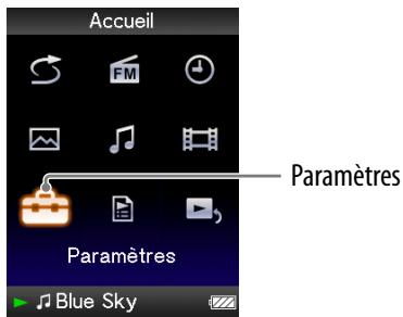 SONY NWZ-E436F - Réglage de l'heure (Réglage Date/Heure) - 1