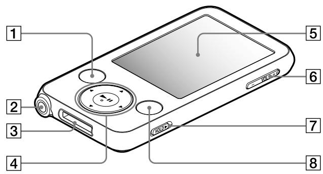 SONY NWZ-E436F - Avant - 1