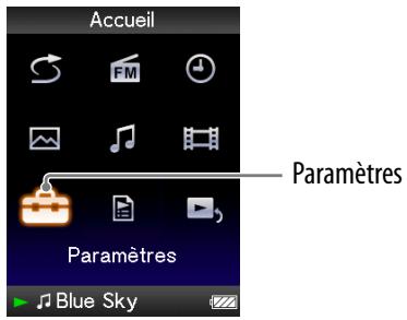 SONY NWZ-E436F - Réglage de l'affichage de l'écran de photo - 1