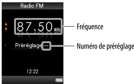 SONY NWZ-E436F - Commutation en mode Radio FM - 1