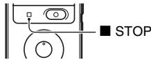 SONY ICD-UX200F - Para detener la reproduccion - 1