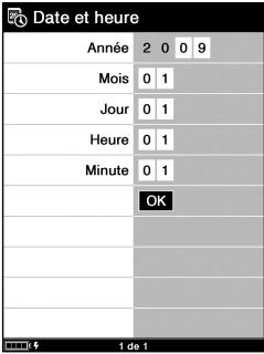 SONY PRS-300 - Éléments du menu Paramètres - 1