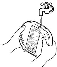 SONY RDP-NWR100 - Tenez compte des remarques ci-après pour éviter tout dysfonctionnement de l'appareil ou du « WALKMAN » - 1