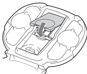 SONY RDP-NWR100 - 關閉電池蓋。 - 1