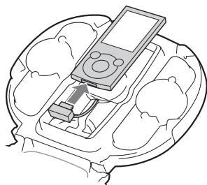 SONY RDP-NWR100 - 将WM-PORT插头连接至“WALKMAN”。 - 1