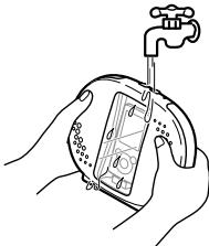 SONY RDP-NWR100 - Siga las instrucciones que encontrará a continuación paraatar un fallo defuncimiento de launidad o del"WALKMAN". - 1