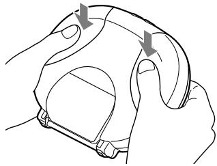 SONY RDP-NWR100 - Aprière le fibbie. - 1