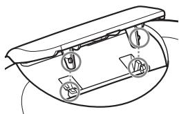 SONY RDP-NWR100 - 支撑架松脱。 - 1