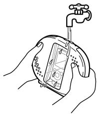 SONY RDP-NWR100 - Följ noteringarna nedan for att undvika Funktionsfel på encheten eller "WALKMAN". - 1