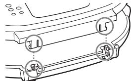 SONY RDP-NWR100 - 本機蓋鬆脫。 - 1
