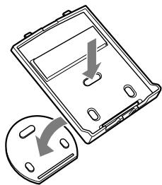 SONY RDP-NWR100 - Pour-retirer la feuille antidérapante - 1