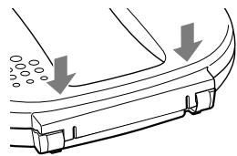 SONY RDP-NWR100 - The unit cover becomes detached. - 2