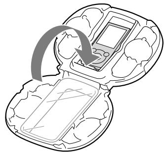 SONY RDP-NWR100 - Close the unit cover and fasten the buckles. - 1