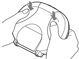 SONY RDP-NWR100 - Öffn der Geräteabdeckung - 1