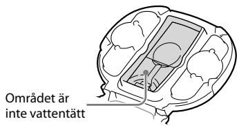 SONY RDP-NWR100 - Området ar inte vattentätt - 1