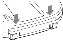 SONY RDP-NWR100 - 本機蓋鬆脫。 - 2