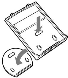 SONY RDP-NWR100 - Para extraer la hoja antideslizante - 1