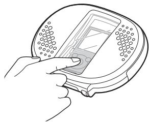 SONY RDP-NWR100 - 在“WALKMAN”上播放内容。通过操作膜片操作“WALKMAN”。 - 1