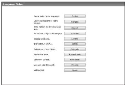 SONY RDP-XA700IP - Select the desired language when the [Language Setup] screen appears. - 1