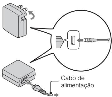 SONY CYBER-SHOT DSC-HX9 - Carregar o pack de baterias - 1