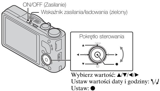 SONY CYBER-SHOT DSC-HX9 - Nastawianie zegara - 1
