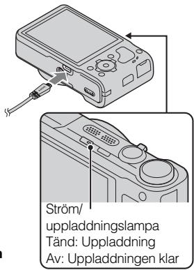 SONY CYBER-SHOT DSC-HX9 - Uppladdning av batteripaketet - 2